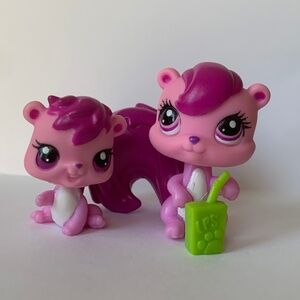 Harbro LPS mommy and baby Squirrel 3589 and 3590